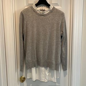 Seraphine Maternity/nursing sweater with detachable collar